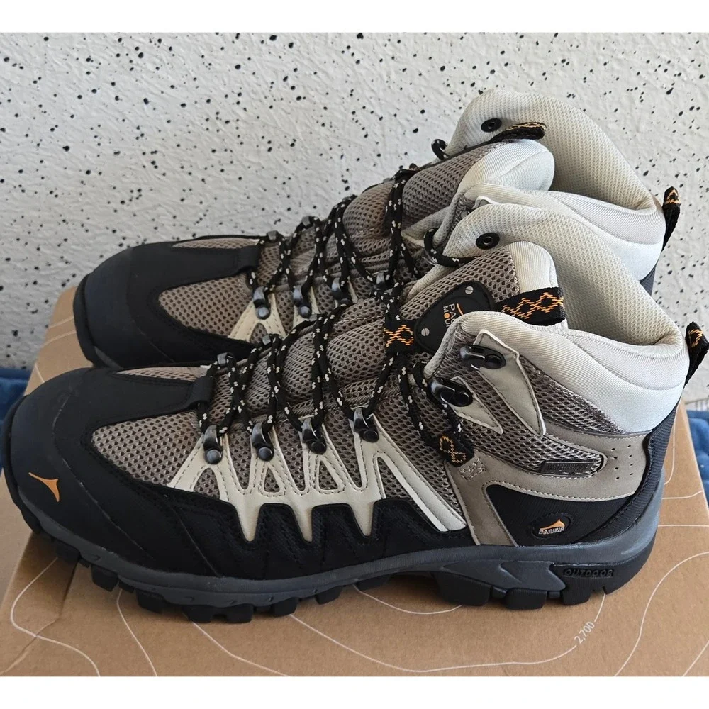 Pacific Mountain Emmons Mid Mens Hiking BootsWaterproof Dk Taupe PM005141-230 13
